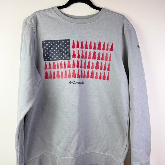 Other - Columbia Men's Sweatshirt American Flag Theme Medium